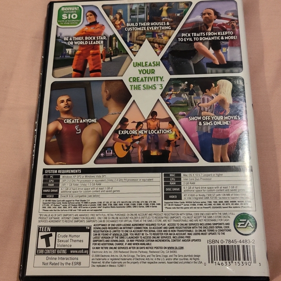 Like-New SIMS Computer Game - Picture 2 of 2